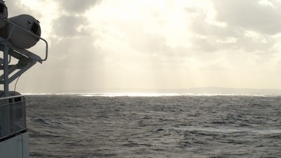 Afrika erscheint am Horizont