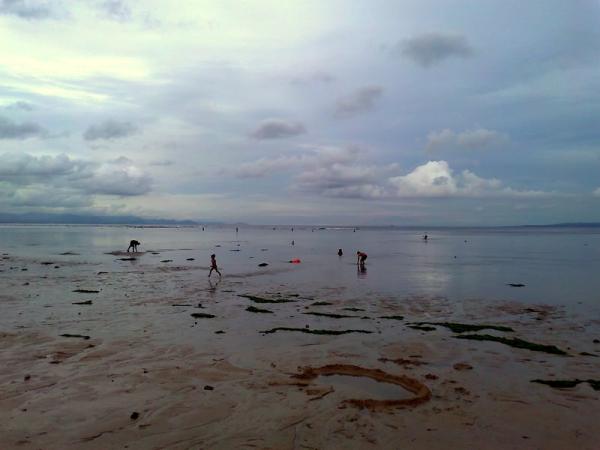 Sanur beach in the evening, Bali, Indonesia