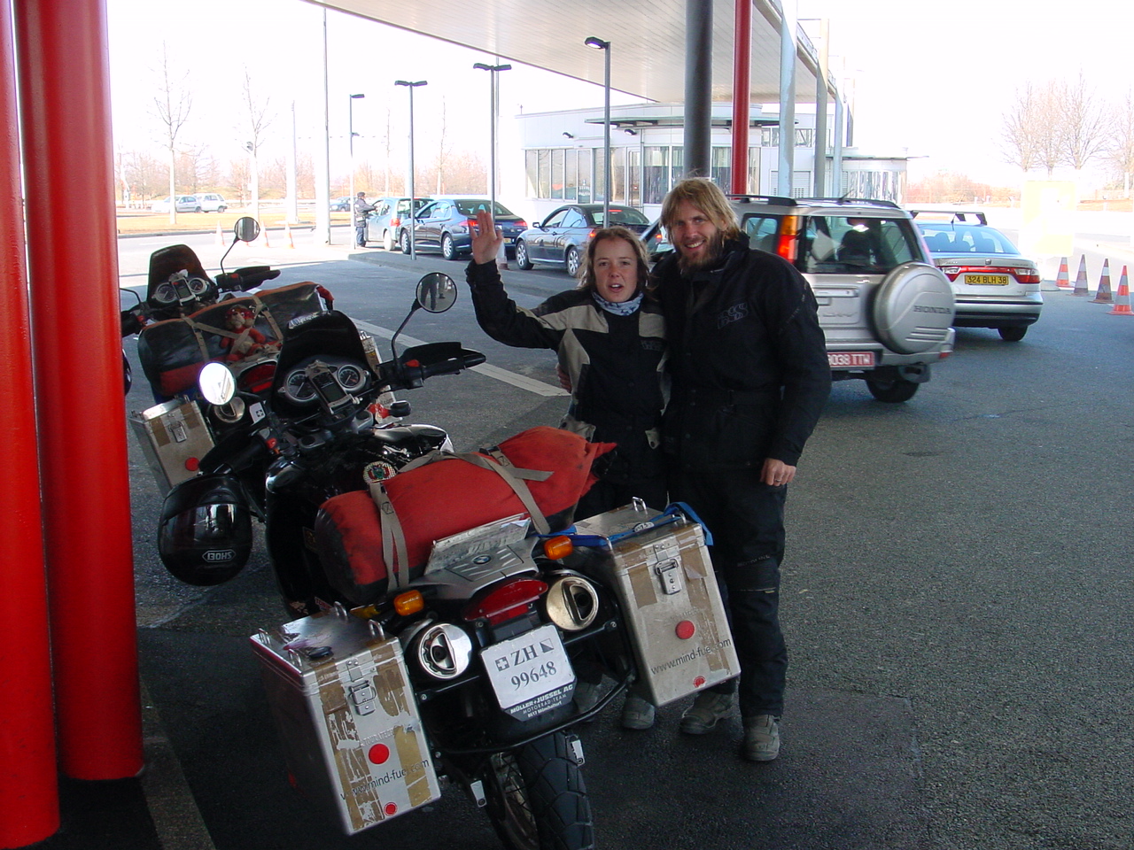 Ankunft Schweizer Grenze Genf